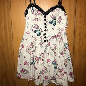 Hell Bunny Pony Cupcake Swing Dress XL Pinup
